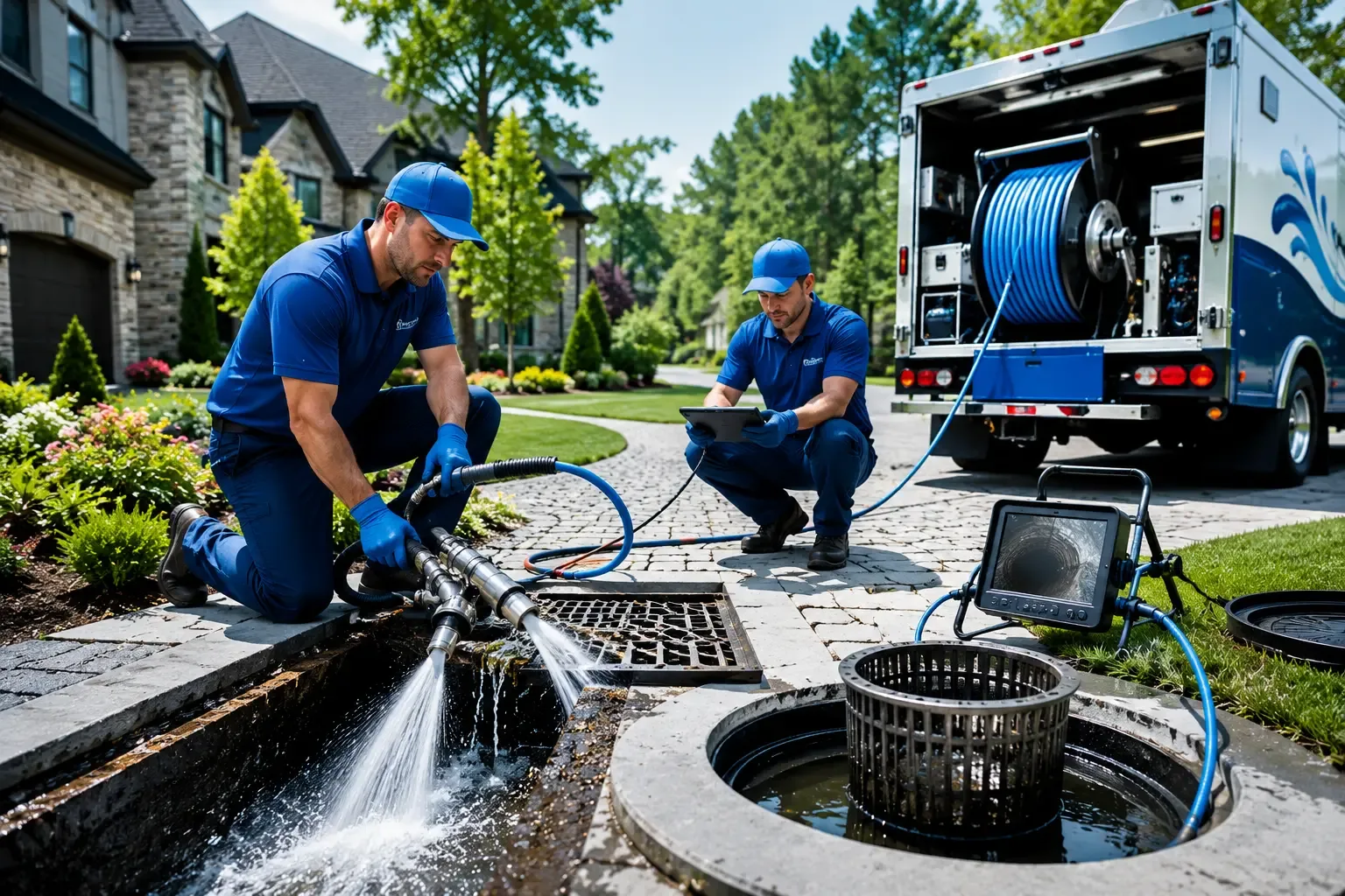 Local outdoor drain cleaning professionals in Grantham, PA