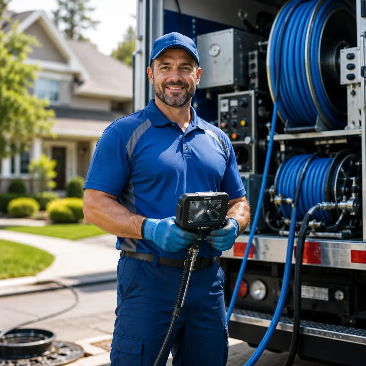 Local outdoor drain cleaning specialists in Grantham, PA
